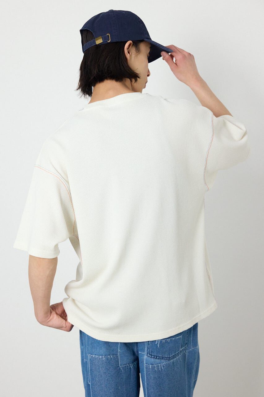 RODEO CROWNS「ピグメントワッフルTシャツ」|Tシャツ・カットソー|