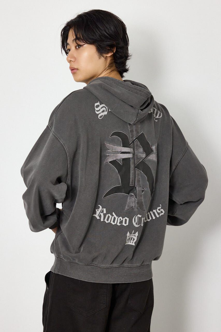 RODEO CROWNS「Gothic フーディー」|パーカー|L/BLK1