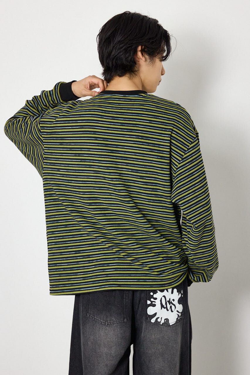 RODEO CROWNS「マルチボーダーベロアトップス」|Tシャツ・カットソー|