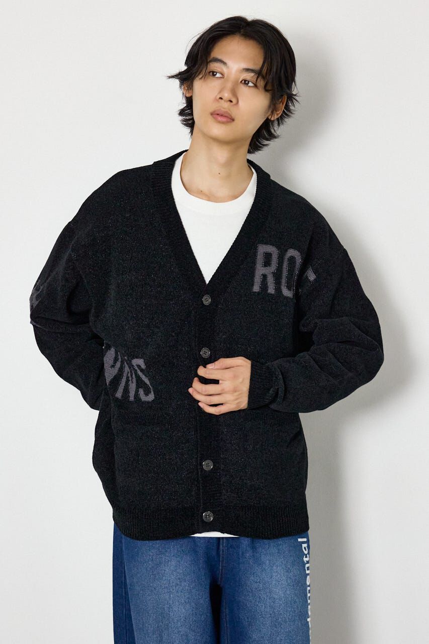 RODEO CROWNS「ランダムロゴモールカーディガン」|カーディガン|