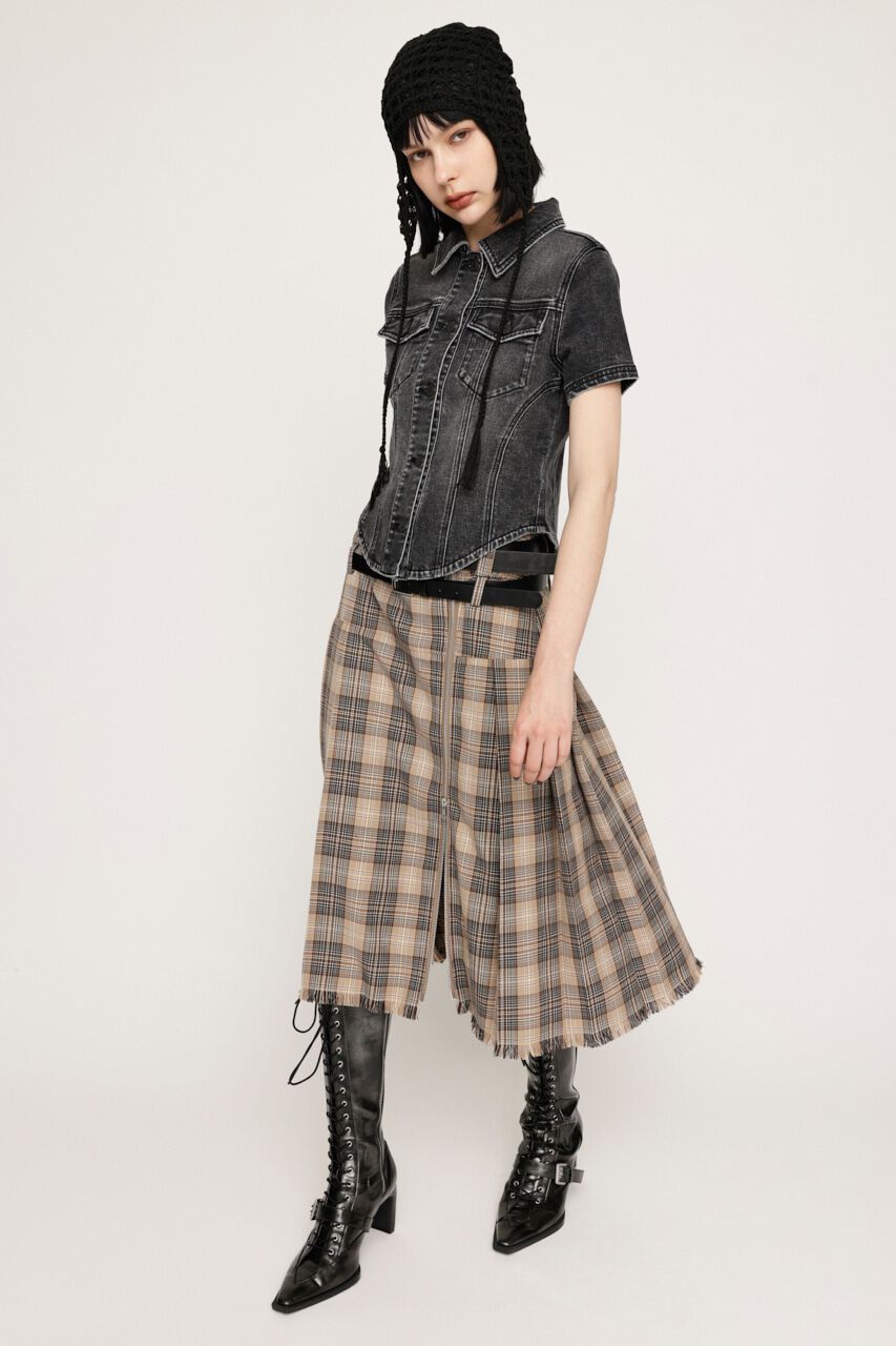 SLY「OVERDYE COMPACT CROP TOPS-BE」|シャツ・ブラウス|