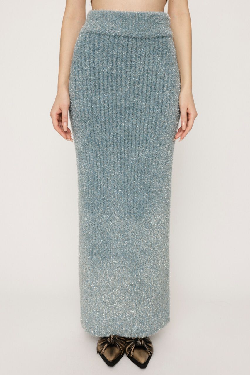 SLY「GLITTER KNIT ロングスカート」|スカート|