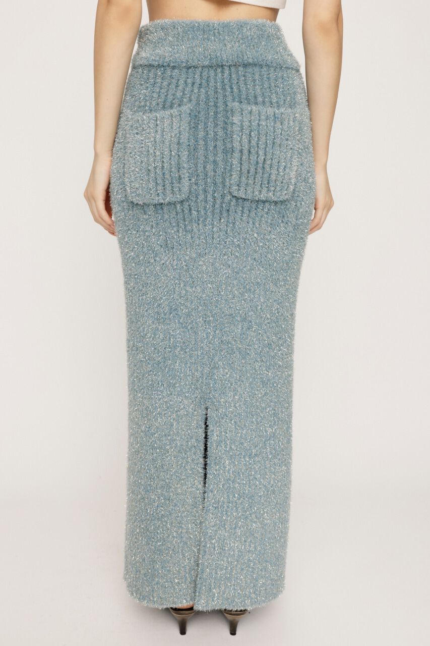 SLY「GLITTER KNIT ロングスカート」|スカート|