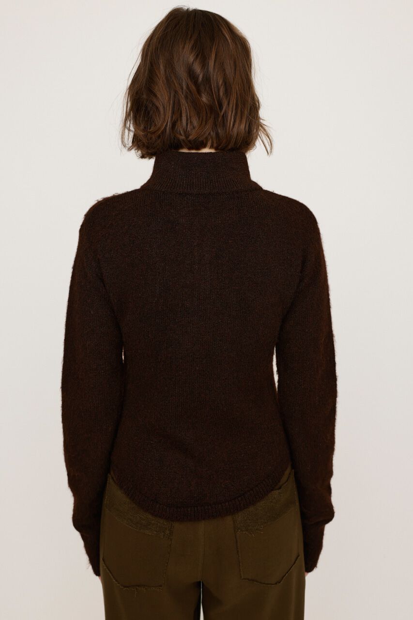 SLY「EMBROIDERY ZIP UP トップス」|ニット・セーター|