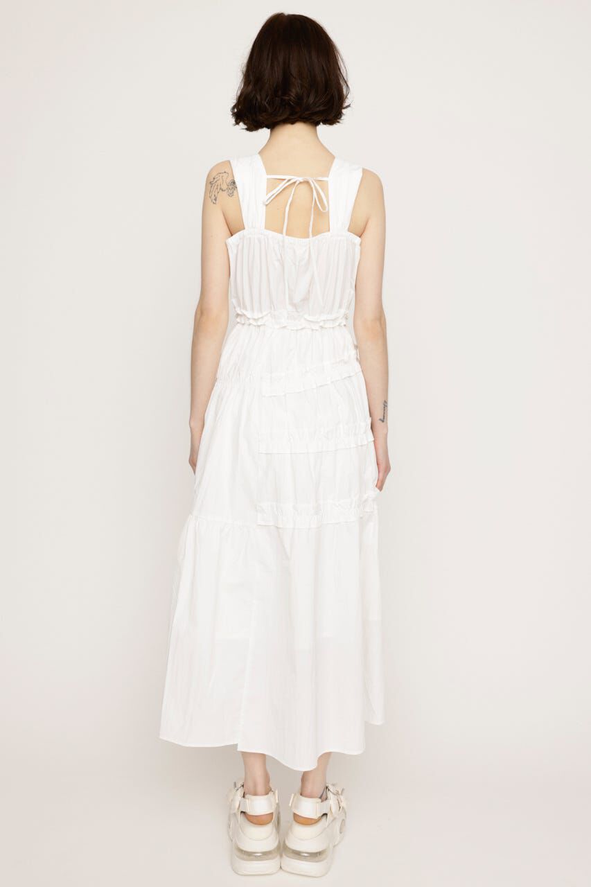 SLY「ASYMMETRY FRILL ロングワンピース」|ワンピース|