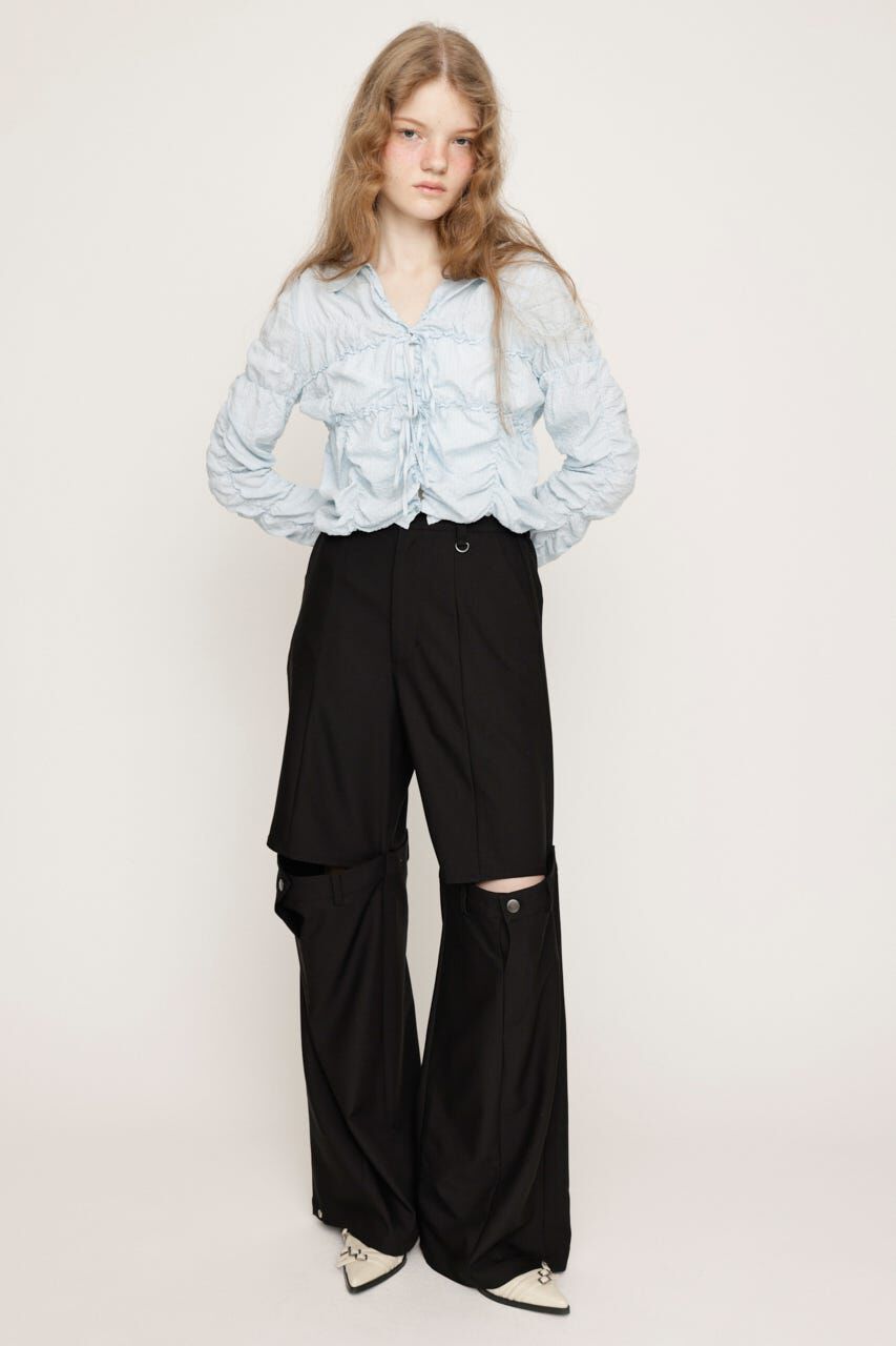 SLY「CUT OUT REMAKE STRAIGHT パンツ」|その他|