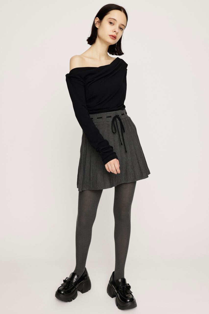 SLY「KNIT PLEATS SET UP」|ワンピース|