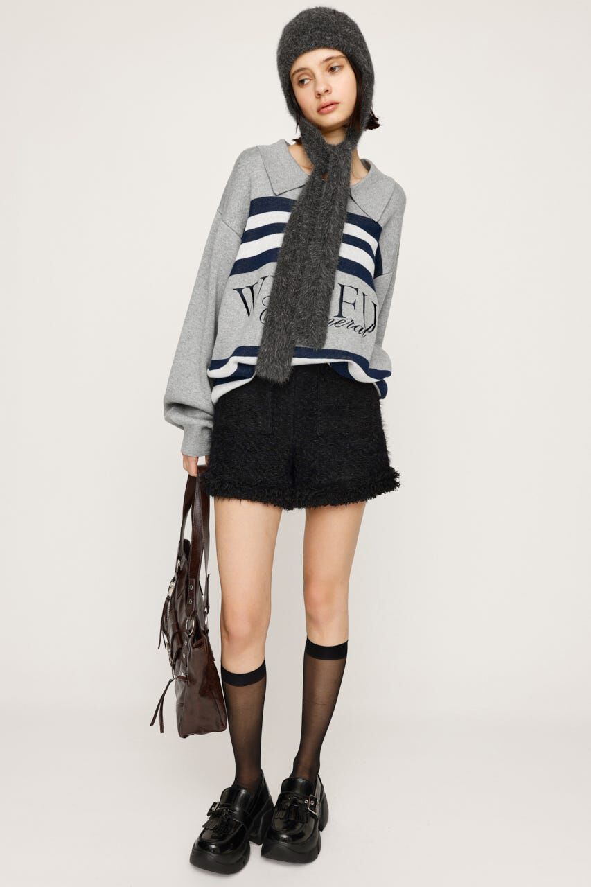 SLY「FLUFFY TWEED ショートパンツ」|その他|