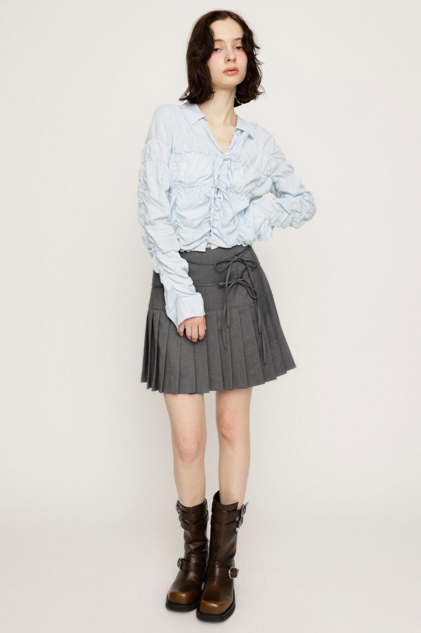 SLY「DOUBLE RIBBON PLEATS スカート」|スカート|