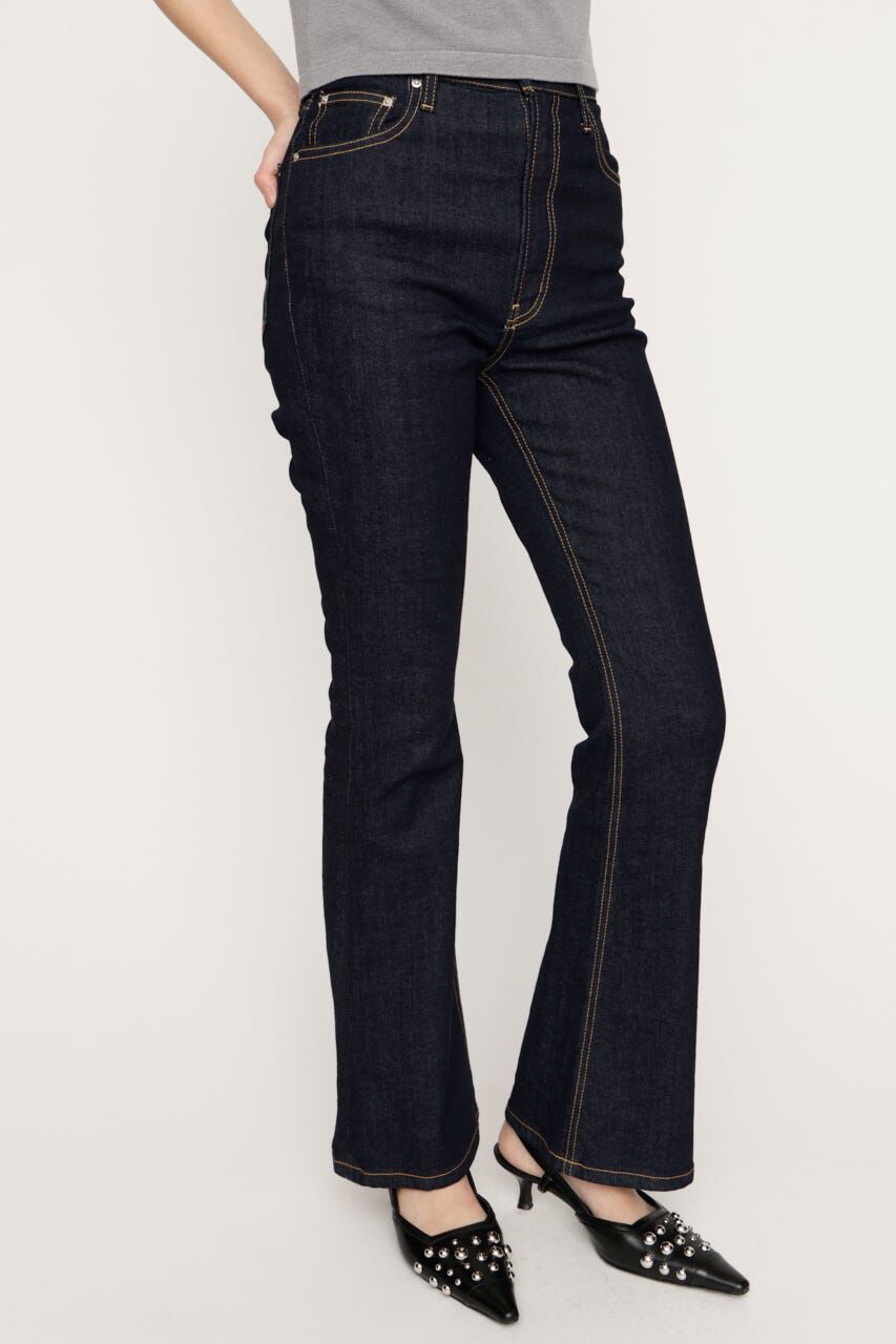 SLY「HW FLARE PT WITH ROICA（R）EF」|デニム|