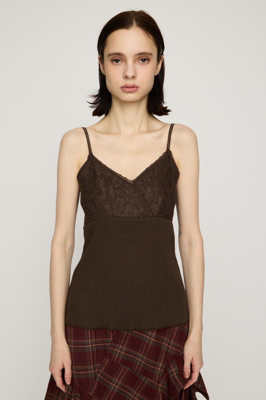 SLY「LACE DOCKING CAMI トップス」|キャミソール|