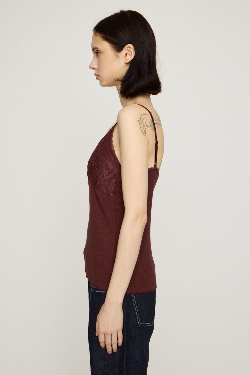 SLY「LACE DOCKING CAMI トップス」|キャミソール|