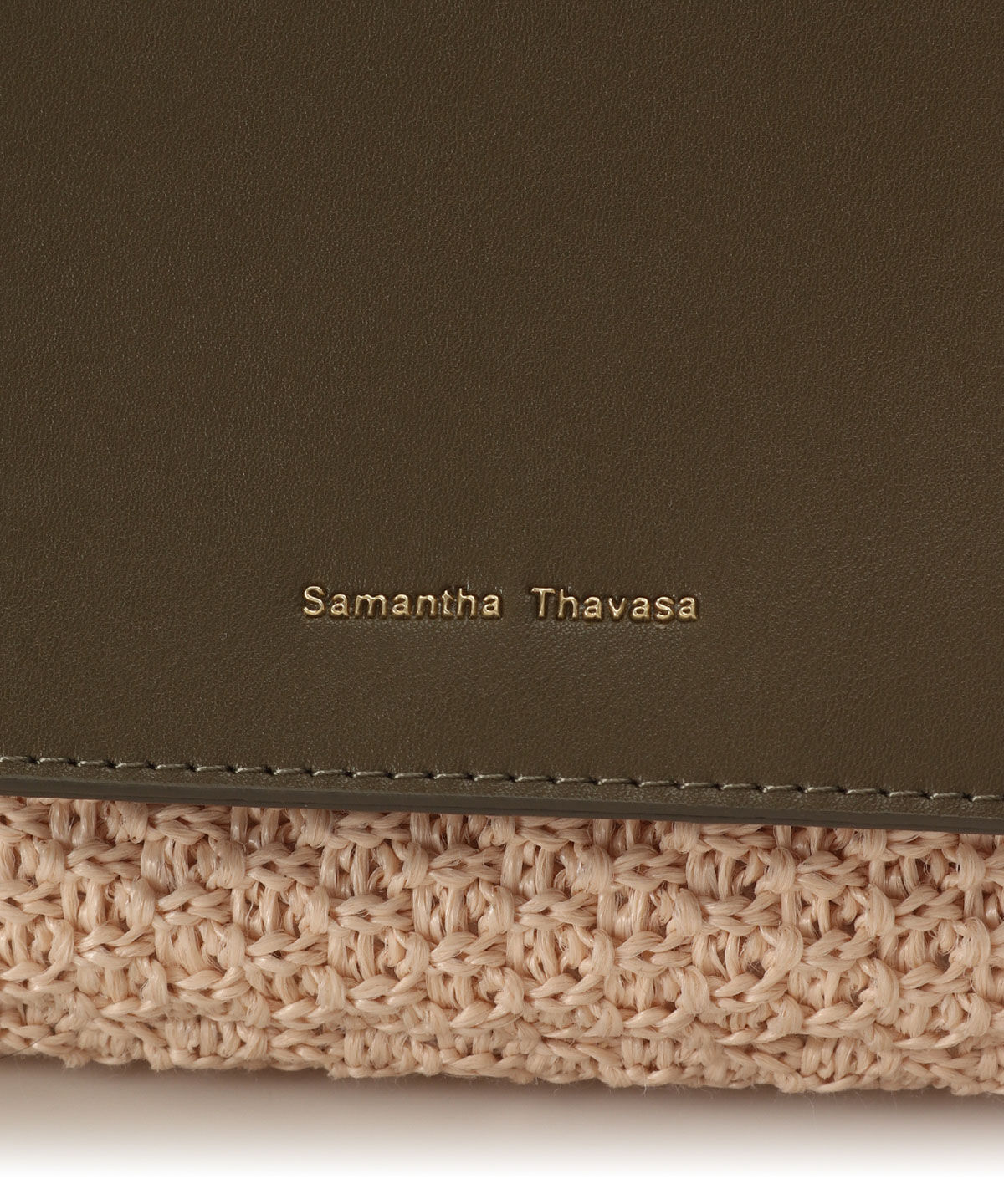 Samantha Thavasa「フロントポケットかごバッグ」|ハンドバッグ|