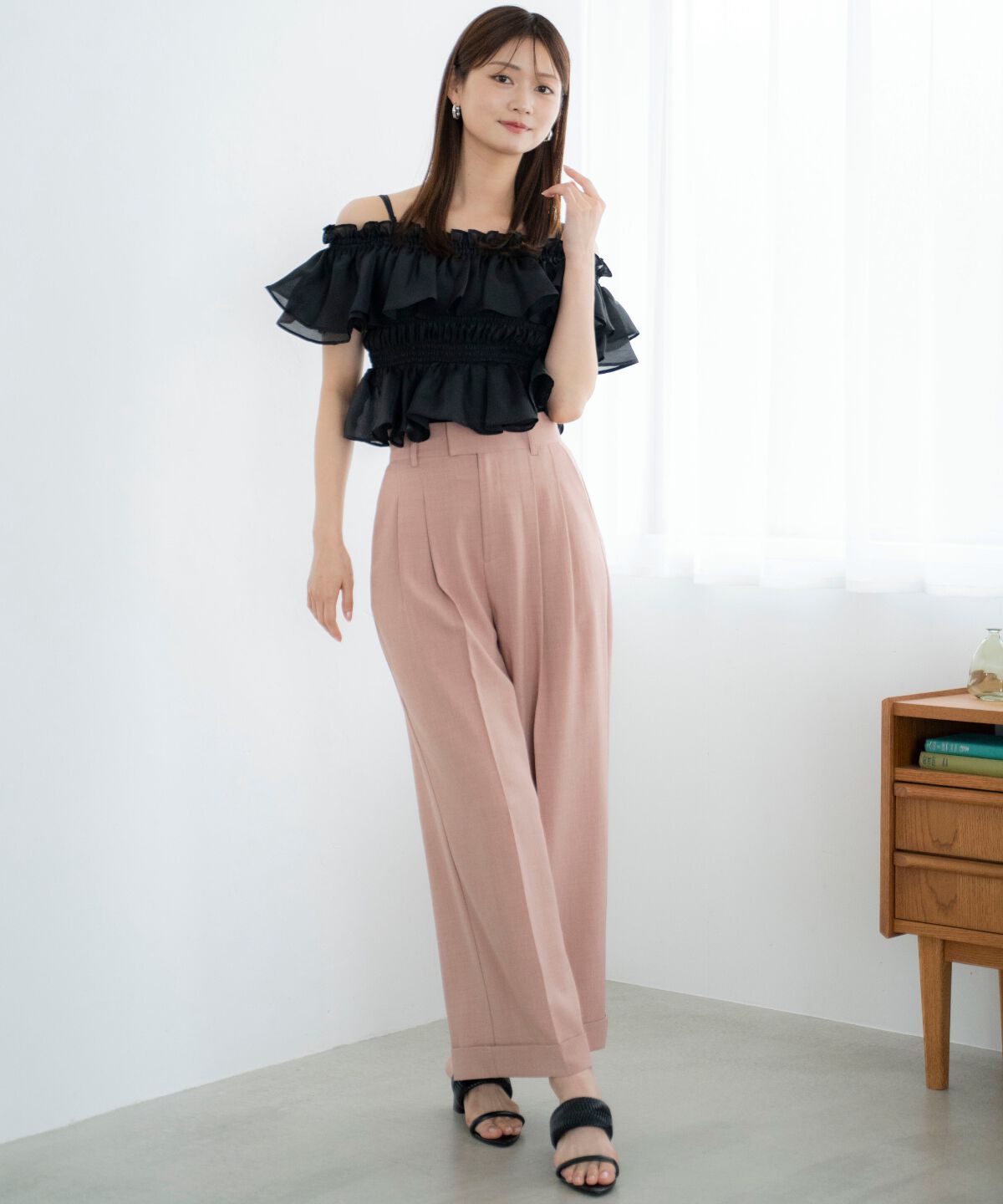 アンドクチュール「2タックワイドパンツ」|その他|