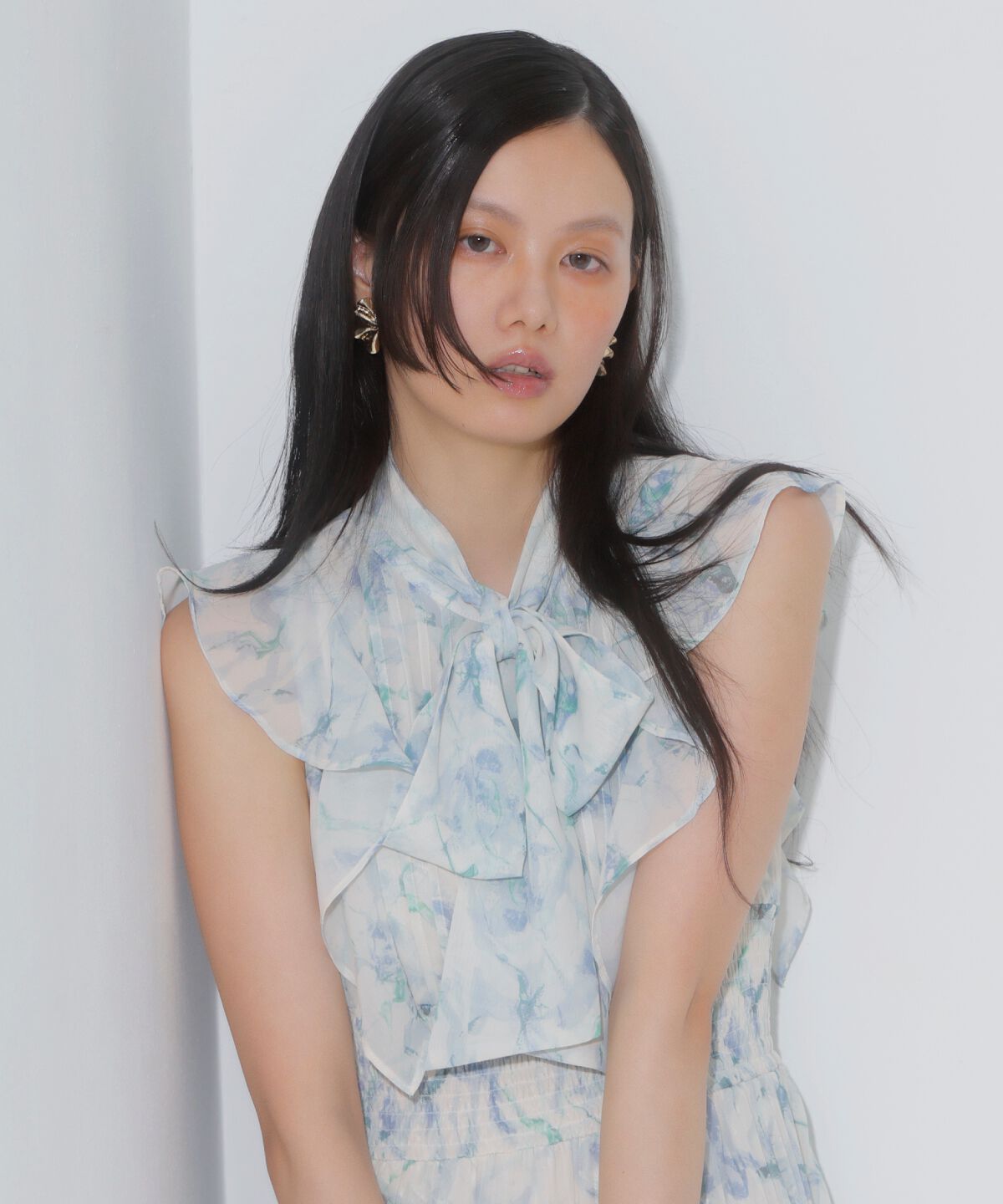 アンドクチュール「シフォンプリーツワンピース」|ワンピース|
