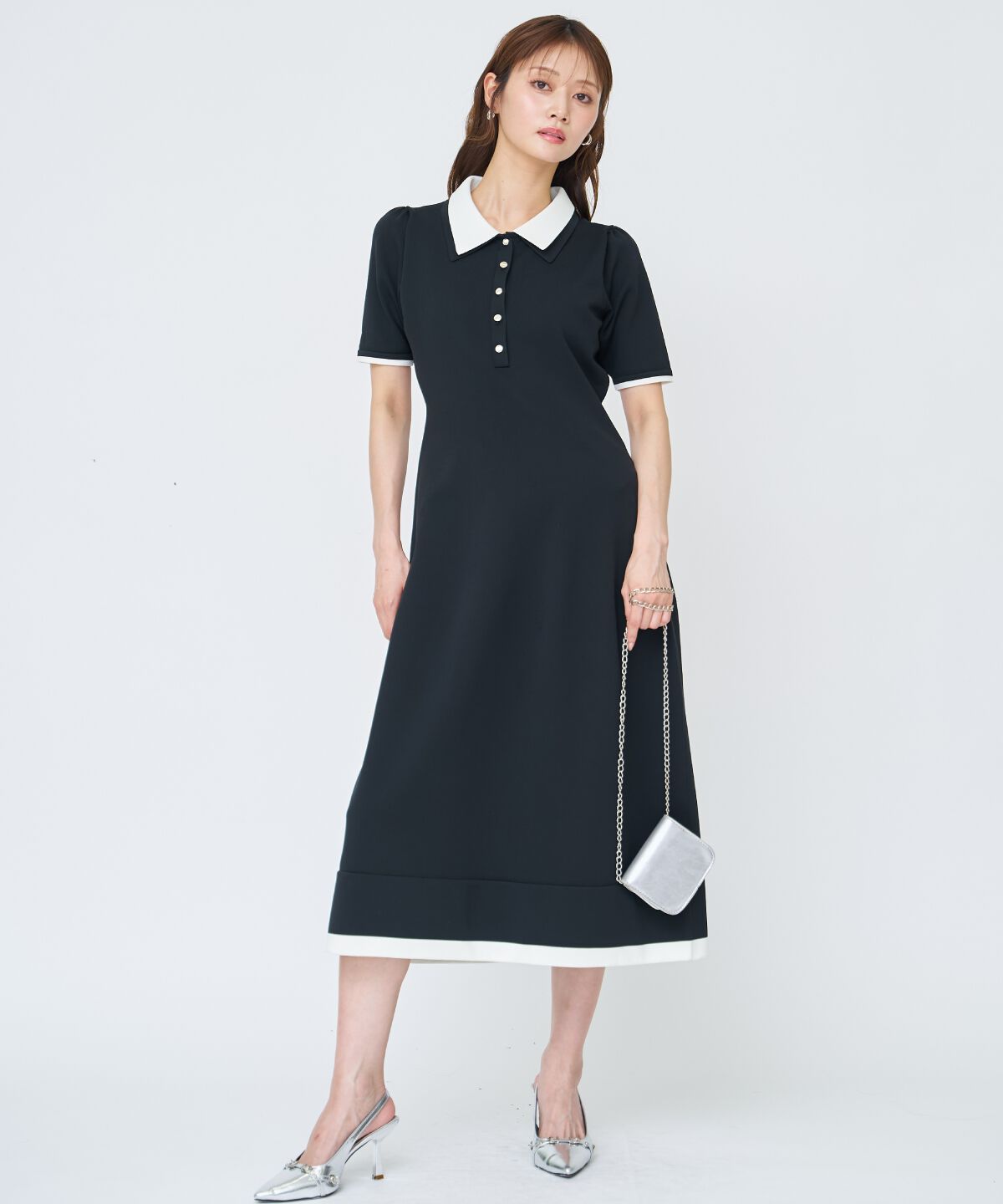 アンドクチュール「ポロニットワンピース」|ワンピース|