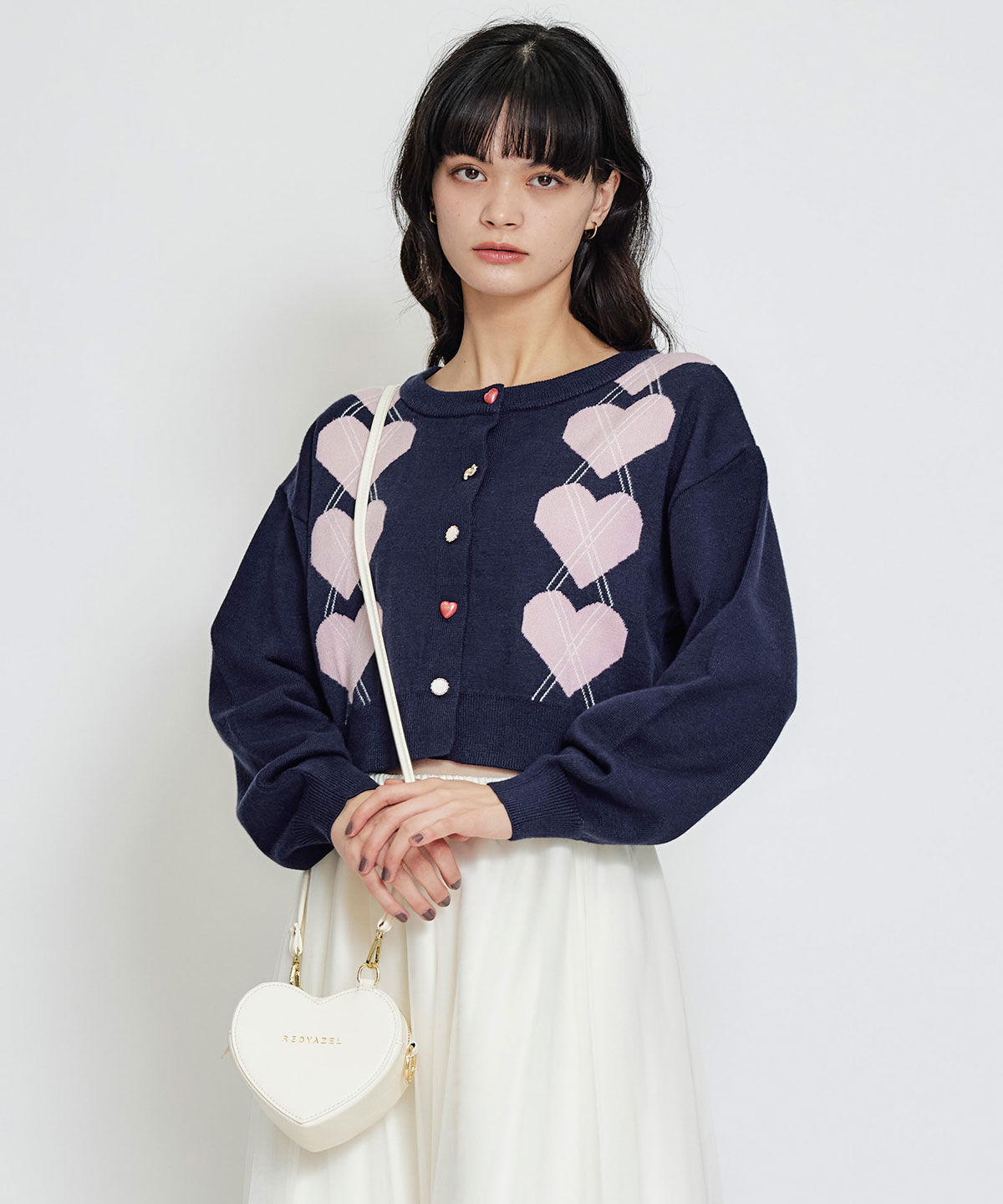 REDYAZEL「Love Me Heart モチーフ2WAYミニショルダーバッグ」|ショルダー・メッセンジャー|