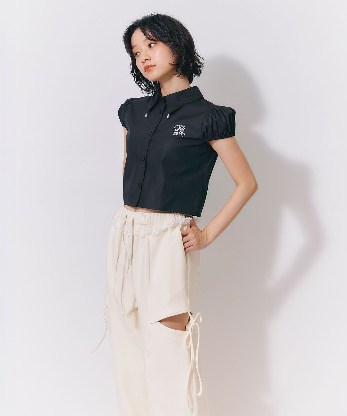 REDYAZEL「ウエストレースサイドカットアウトパンツ」|その他|