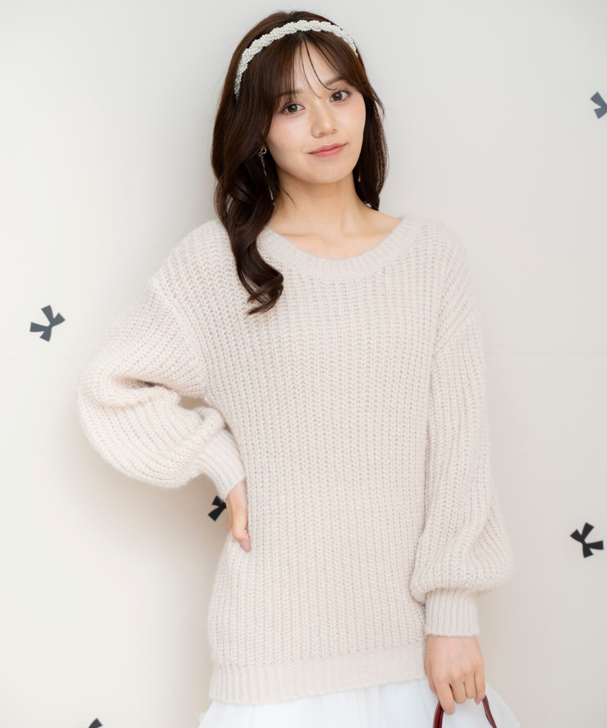WILLSELECTION「ニットプルオーバー&times;バルーンスカートセット」|ワンピース|