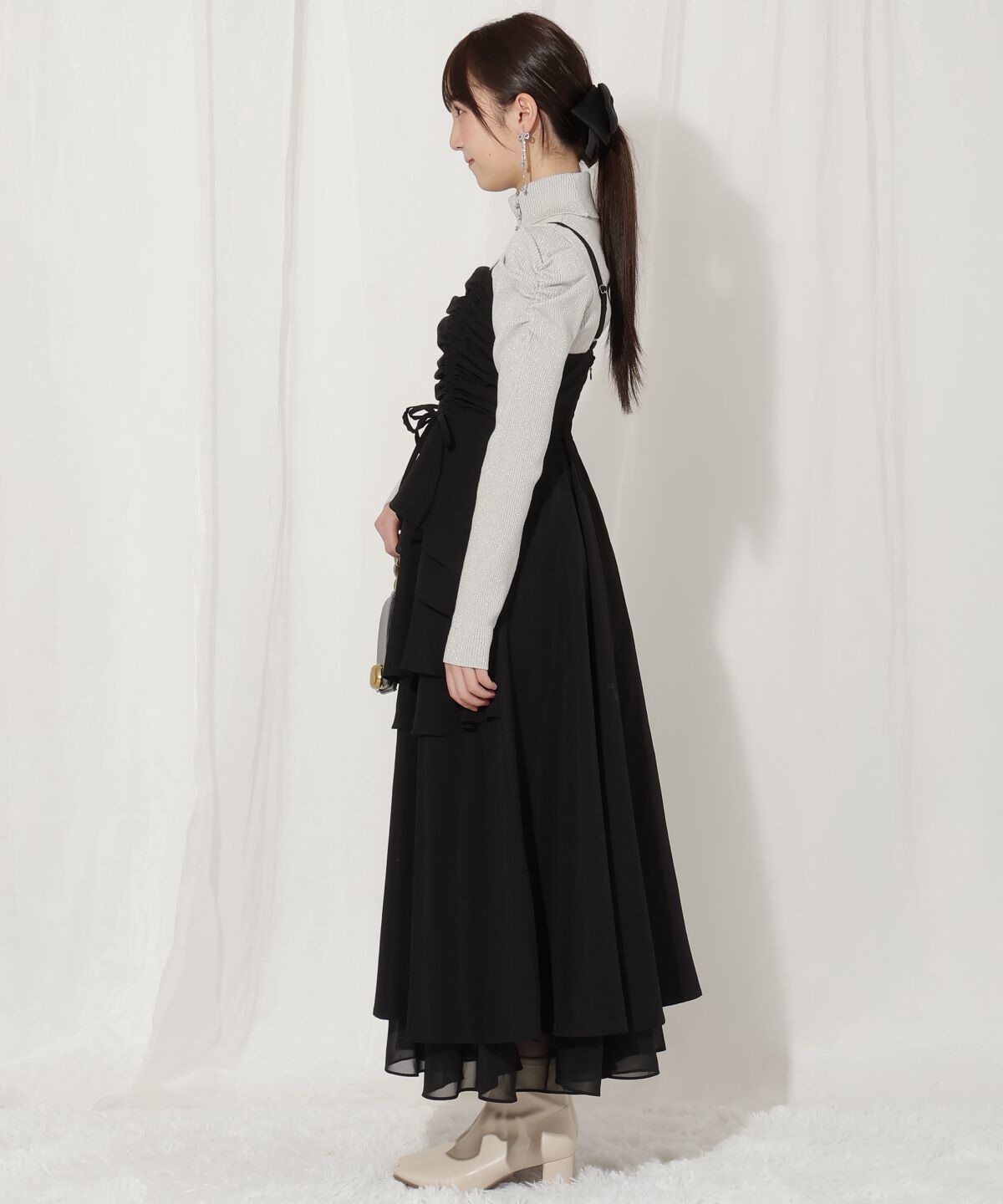 WILLSELECTION「ティアードギャザーキャミワンピース」|ワンピース|