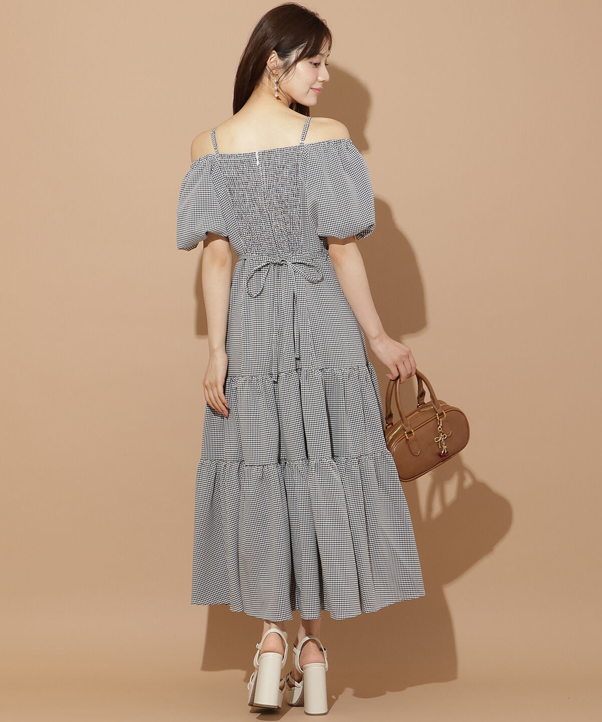 WILLSELECTION「バルーンスリーブティアードワンピース」|ワンピース|