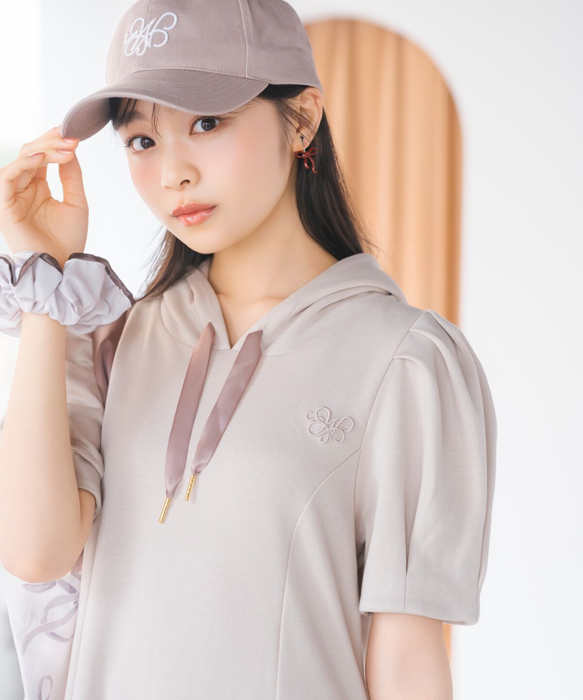 WILLSELECTION「タックスリーブAラインパーカーワンピース」|ワンピース|