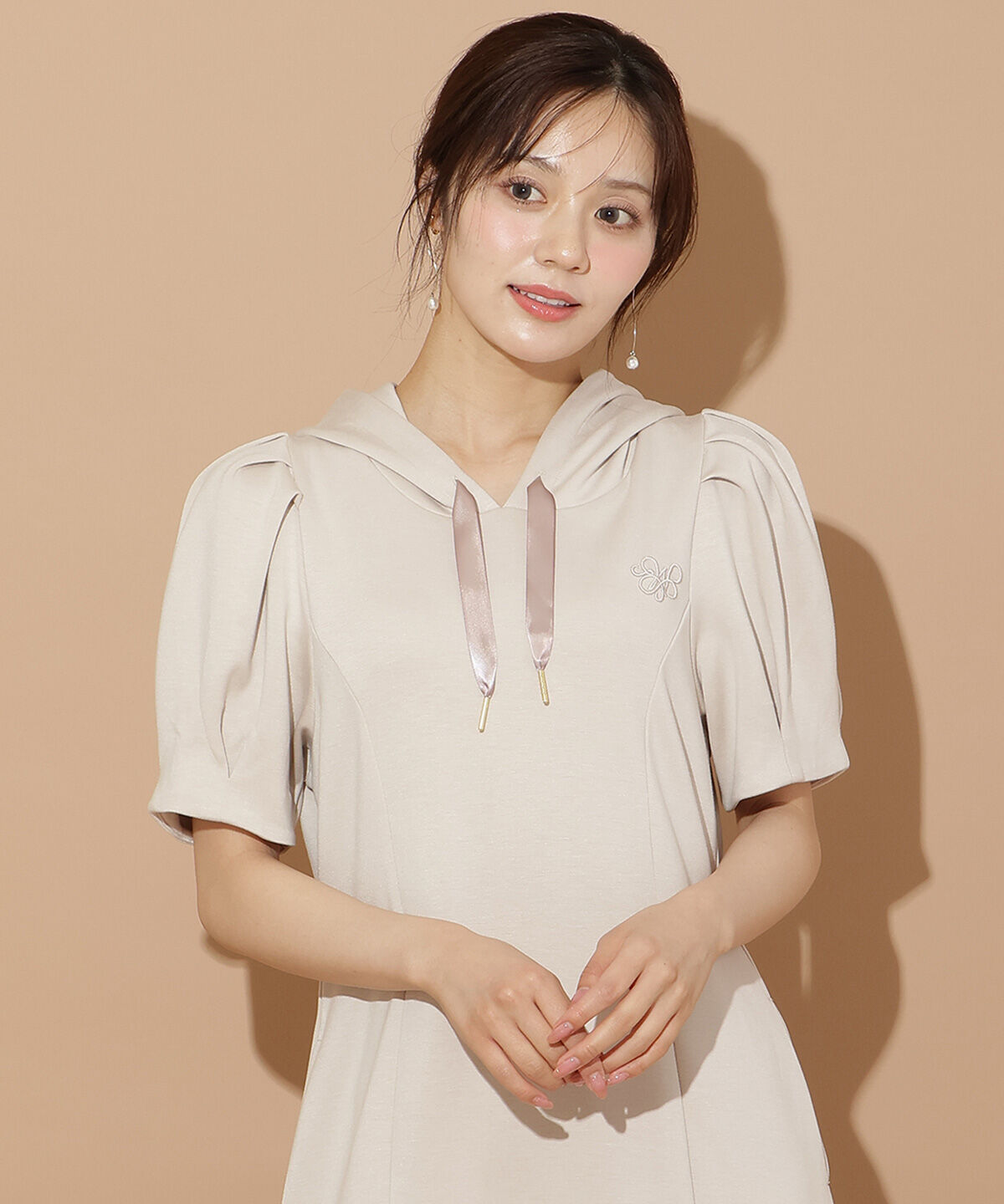 WILLSELECTION「タックスリーブAラインパーカーワンピース」|ワンピース|