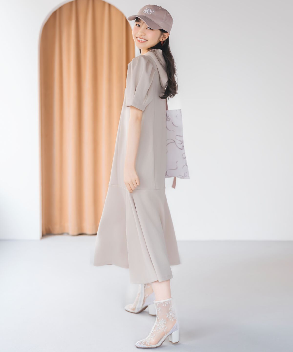 WILLSELECTION「タックスリーブAラインパーカーワンピース」|ワンピース|
