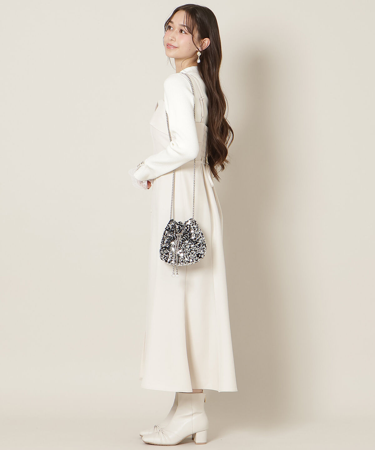 WILLSELECTION「フロントスリットマーメイドワンピース」|ワンピース|