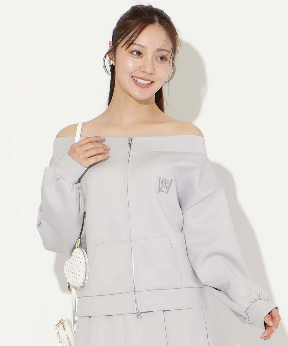 WILLSELECTION「ダブルZIPオフショルスウェットトップス」|その他|