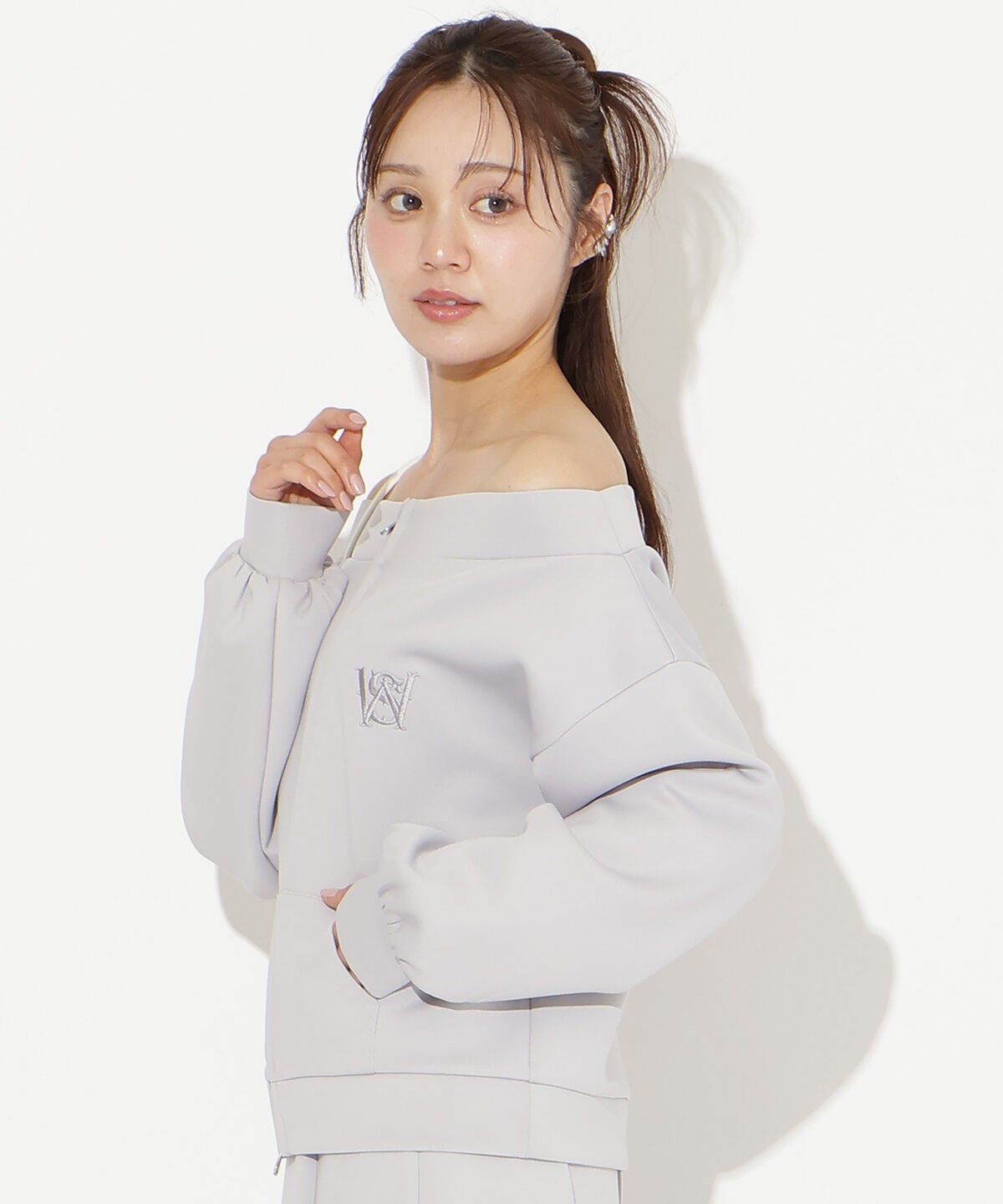 WILLSELECTION「ダブルZIPオフショルスウェットトップス」|その他|