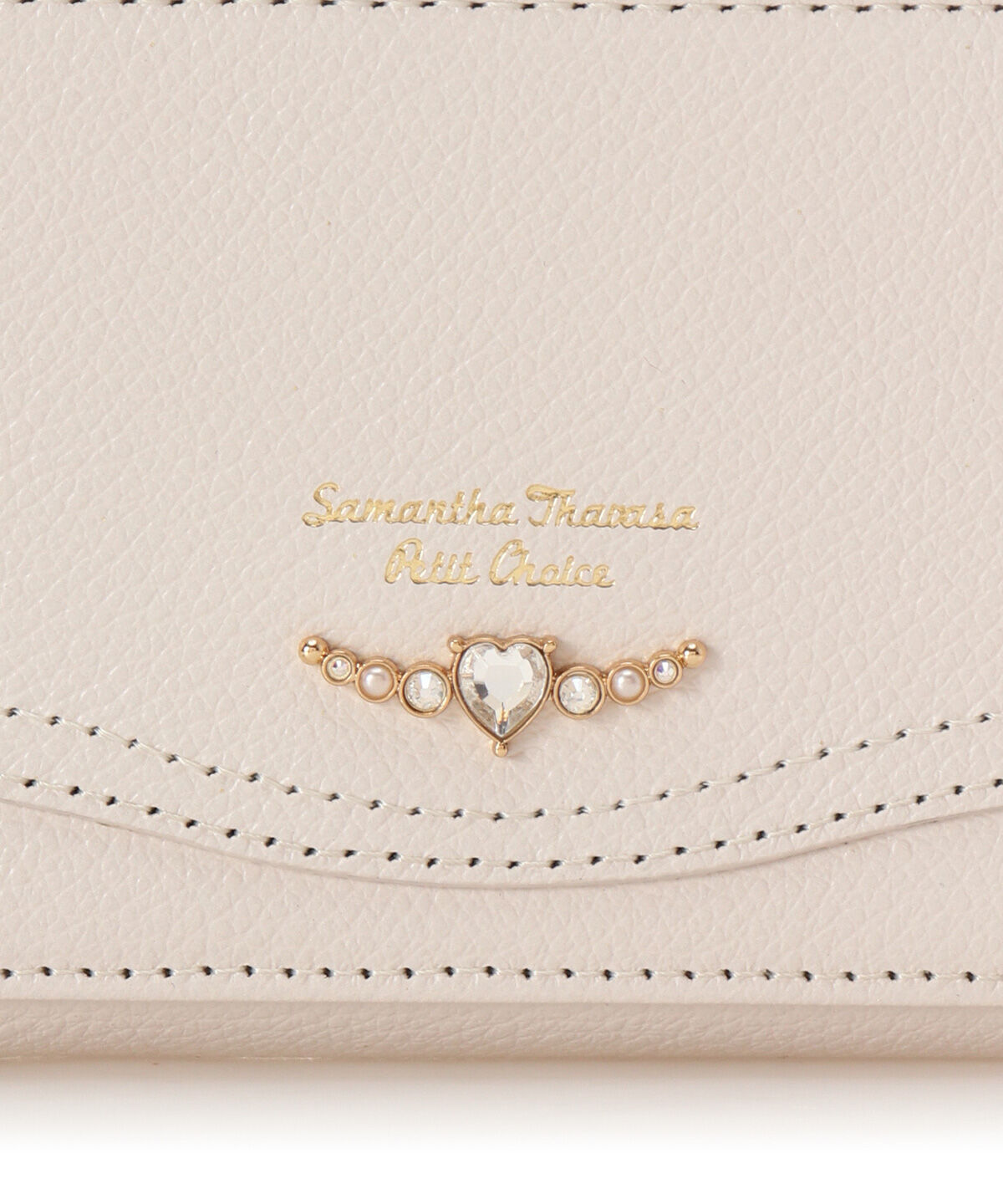 Samantha Thavasa Petit Choice「クリアハートビジュー キーケース」|キーケース|