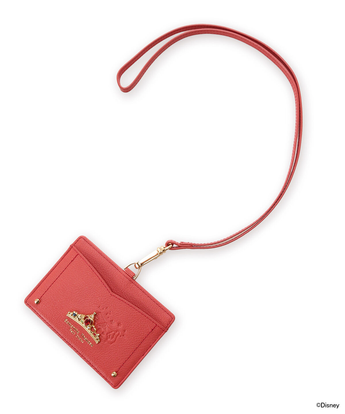 Samantha Thavasa Petit Choice「「ディズニープリンセスコレクション」IDケース」|名刺入れ・カードケース|レッド