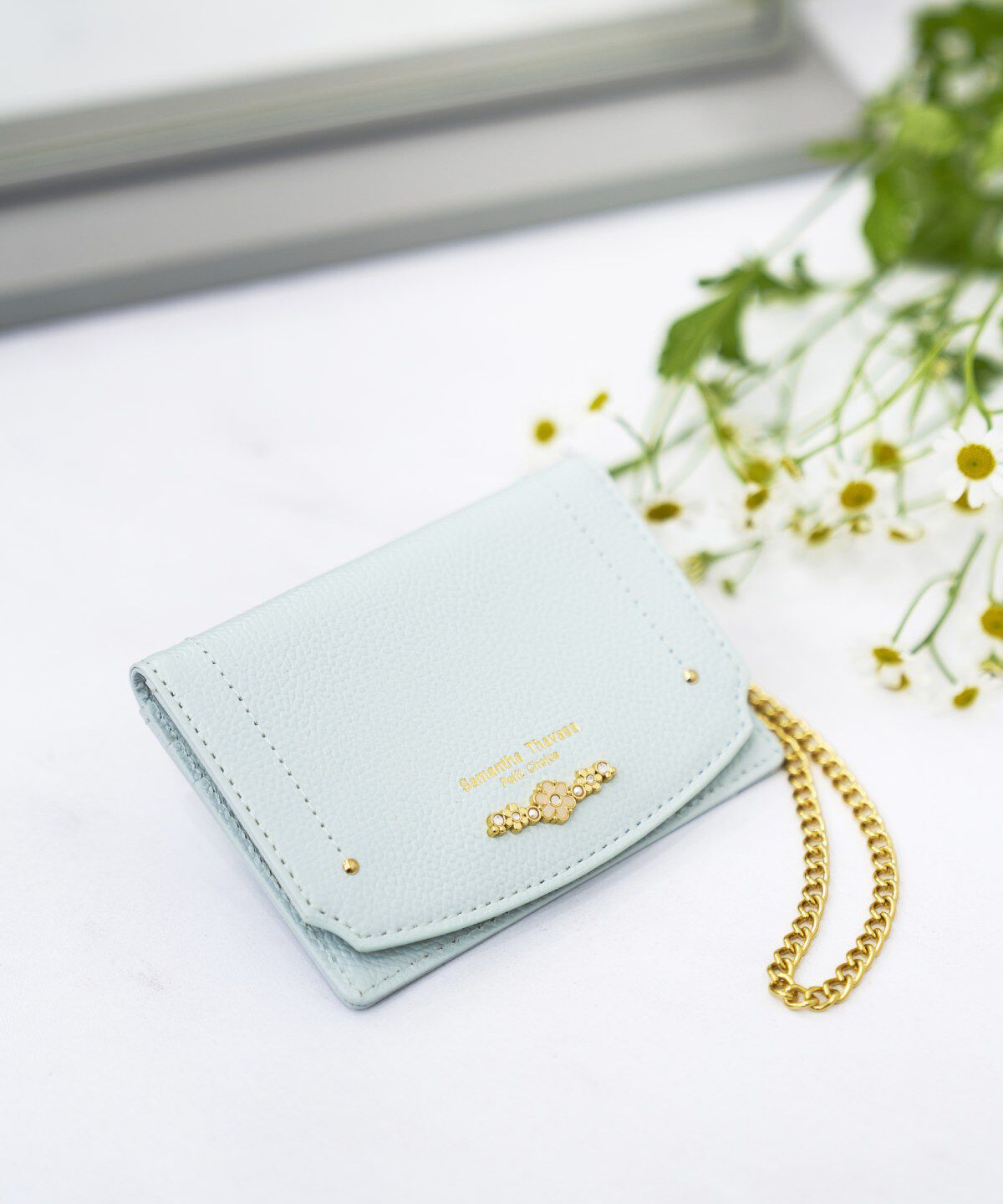 Samantha Thavasa Petit Choice「フラワーアーチ パスケース」|定期入れ|