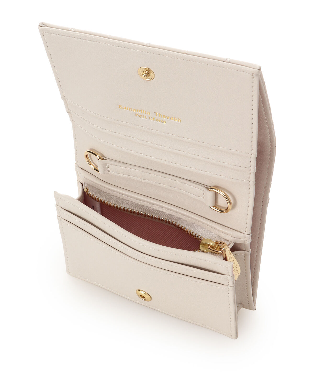 Samantha Thavasa Petit Choice「ハートキルト ミニ財布」|財布|