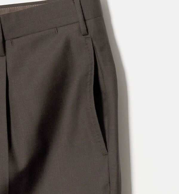 UNITED ARROWS「＜SOVEREIGN＞サージ 1プリーツ テーパード スラックス」|スラックス|