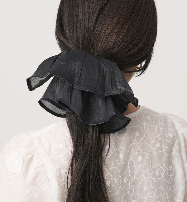 UNITED ARROWS「シアー ラッフル シュシュ」|ヘアゴム・シュシュ|