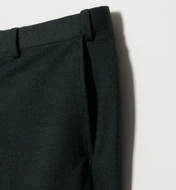 UNITED ARROWS「ハウンドトゥース ジャージ サイドエクステンド ノープリーツ スラックス COMFORT EASY-MODEL」|スラックス|