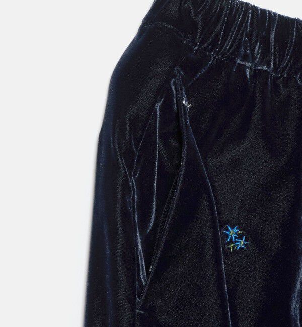 UNITED ARROWS「エンブロイダリー ベルベット イージーパンツ」|その他|