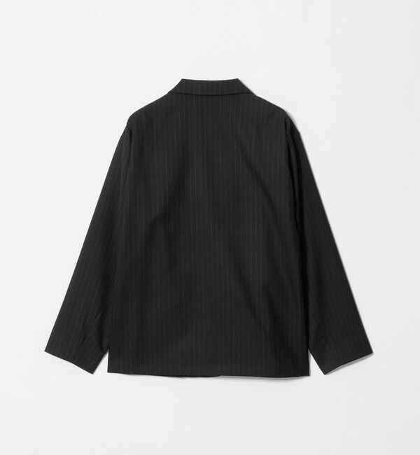 UNITED ARROWS「＜District＞ウール ストライプ シングル 2パッチポケット ジャケット」|テーラードジャケット|