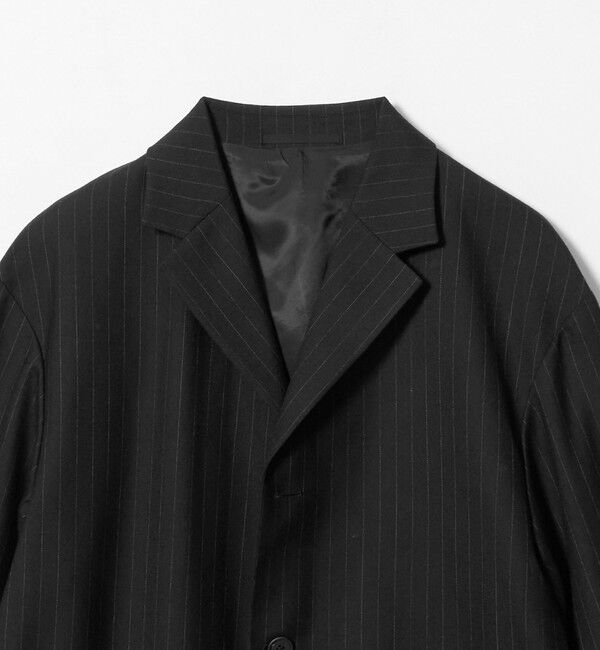 UNITED ARROWS「＜District＞ウール ストライプ シングル 2パッチポケット ジャケット」|テーラードジャケット|