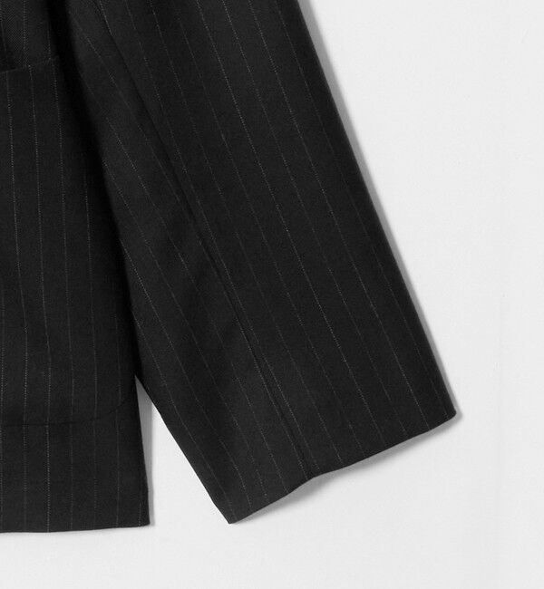 UNITED ARROWS「＜District＞ウール ストライプ シングル 2パッチポケット ジャケット」|テーラードジャケット|
