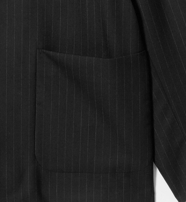 UNITED ARROWS「＜District＞ウール ストライプ シングル 2パッチポケット ジャケット」|テーラードジャケット|