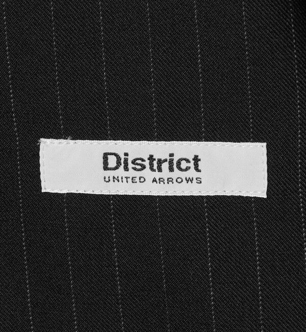 UNITED ARROWS「＜District＞ウール ストライプ シングル 2パッチポケット ジャケット」|テーラードジャケット|