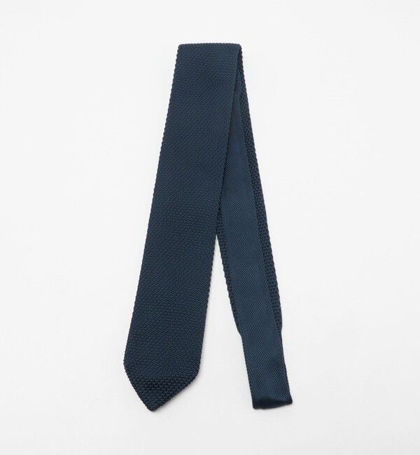 UNITED ARROWS green label relaxing「GLR ポリエステル ウォッシャブル ニット ソリッド ネクタイ ニットタイ」|ネクタイ・蝶ネクタイ|NAVY