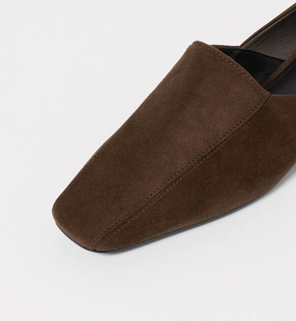 UNITED ARROWS green label relaxing「スクエアトゥ フラットシューズ」|ローファー|