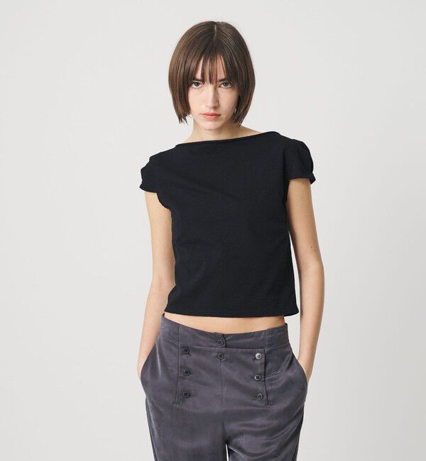 ATTISESSION「＜ATTISESSION＞コットン カップスリーブ Tシャツ」|Tシャツ・カットソー|