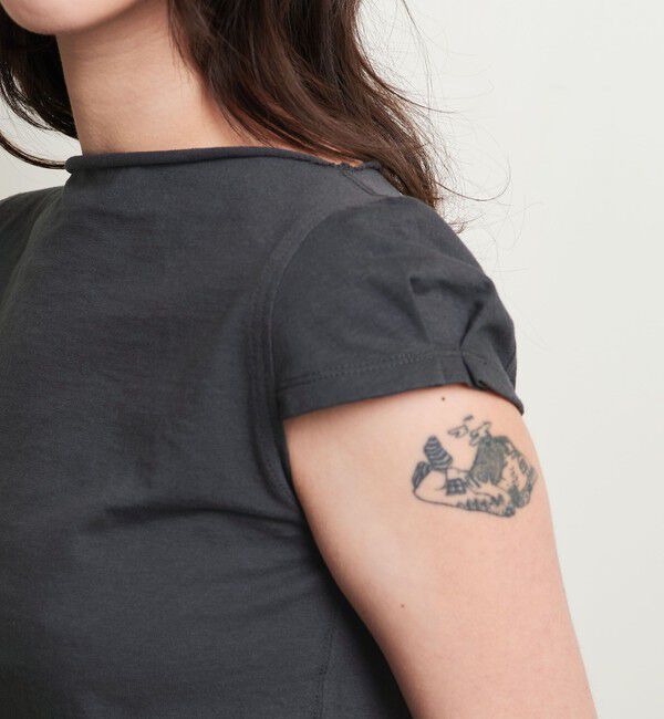 ATTISESSION「＜ATTISESSION＞コットン カップスリーブ Tシャツ」|Tシャツ・カットソー|