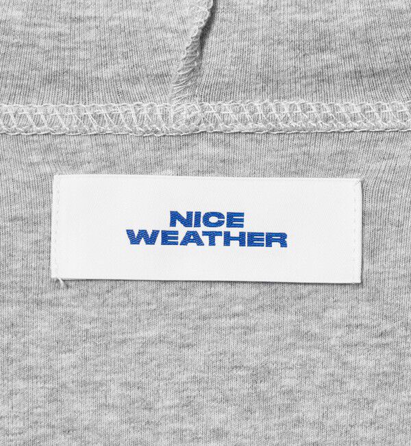 NICE WEATHER「＜NICE WEATHER＞カシュクールフーディ プルオーバー」|Tシャツ・カットソー|