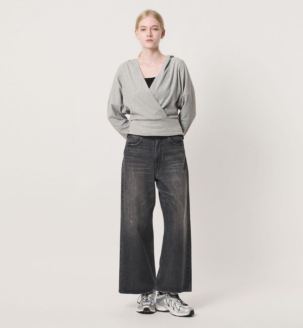 NICE WEATHER「＜NICE WEATHER＞カシュクールフーディ プルオーバー」|Tシャツ・カットソー|
